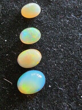 AAA From Ct Dealer Natural Ethiopian Opal Yellow,Orange, Fire Welo Opals.